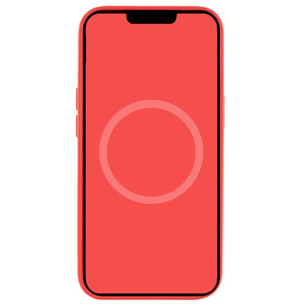 Чохол Silicone case (AAA) full with Magsafe для Apple iPhone 15 Plus (6.7") Червоний / Guava (265974) 265974 фото