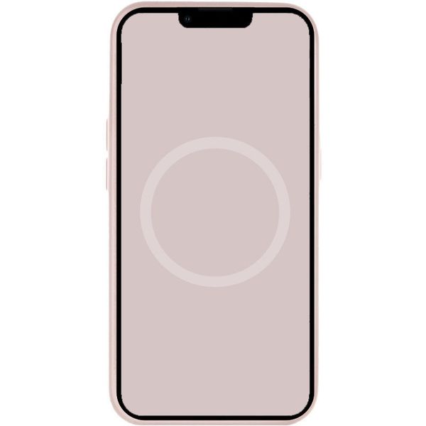 Чохол Silicone case (AAA) full with Magsafe для Apple iPhone 15 Pro (6.1") Рожевий / Light pink (265985) 265985 фото