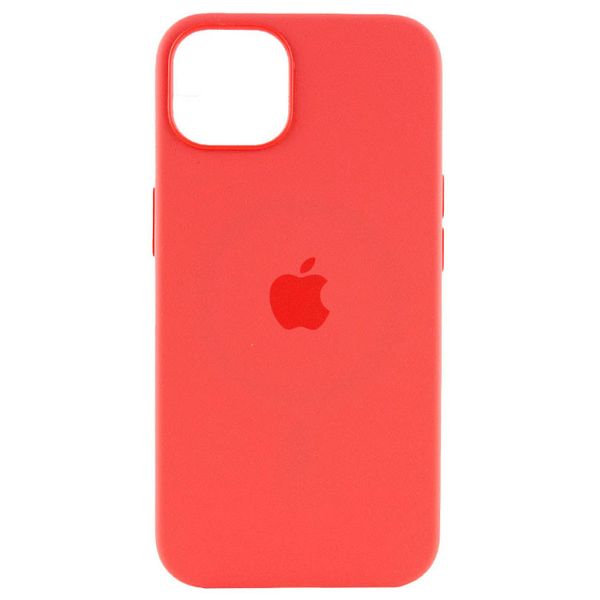 Чохол Silicone case (AAA) full with Magsafe для Apple iPhone 15 Plus (6.7") Червоний / Guava (265974) 265974 фото