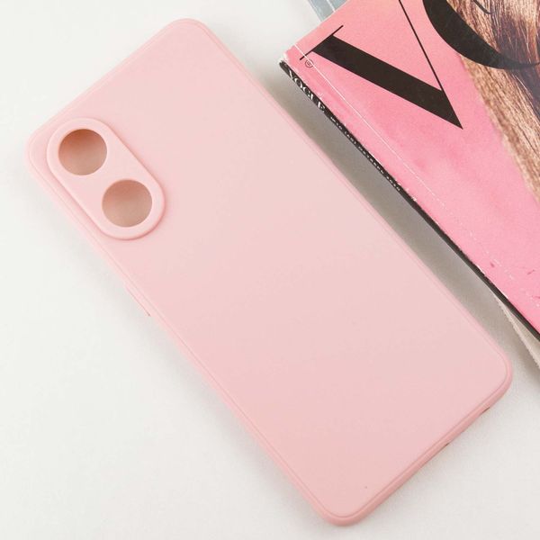 Силіконовий чохол Candy Full Camera для Oppo Reno 8 T 4G Рожевий / Pink Sand (271523) 271523 фото