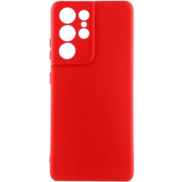 Чохол Silicone Cover Lakshmi Full Camera (A) для Samsung Galaxy S21 Ultra Червоний / Red (212469) 212469 фото