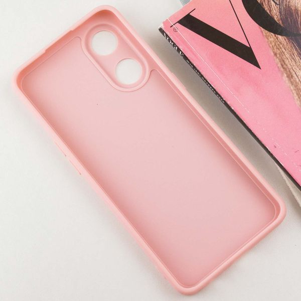 Силіконовий чохол Candy Full Camera для Oppo Reno 8 T 4G Рожевий / Pink Sand (271523) 271523 фото