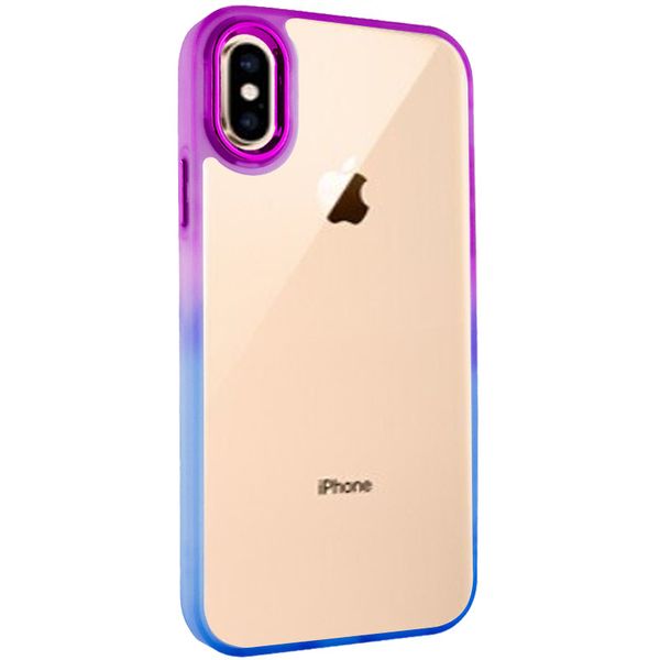 Чохол TPU+PC Fresh sip series для Apple iPhone XS Max (6.5") Синій / фіолетовий (217860) 217860 фото