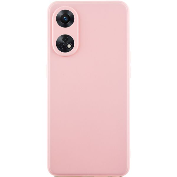 Силіконовий чохол Candy Full Camera для Oppo Reno 8 T 4G Рожевий / Pink Sand (271523) 271523 фото