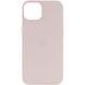 Чохол Silicone case (AAA) full with Magsafe для Apple iPhone 15 Pro (6.1") Рожевий / Light pink (265985) 265985 фото 2