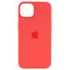 Чохол Silicone case (AAA) full with Magsafe для Apple iPhone 15 Plus (6.7") Червоний / Guava (265974) 265974 фото 2