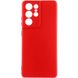 Чохол Silicone Cover Lakshmi Full Camera (A) для Samsung Galaxy S21 Ultra Червоний / Red (212469) 212469 фото 1