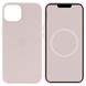 Чохол Silicone case (AAA) full with Magsafe для Apple iPhone 15 Pro (6.1") Рожевий / Light pink (265985) 265985 фото 1