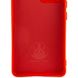 Чохол Silicone Cover Lakshmi Full Camera (A) для Samsung Galaxy S21 Ultra Червоний / Red (212469) 212469 фото 3