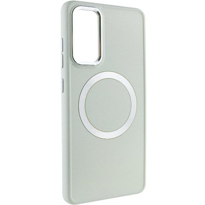 TPU чохол Bonbon Metal Style with MagSafe для Samsung Galaxy S20 FE Білий / White (258548) 258548 фото