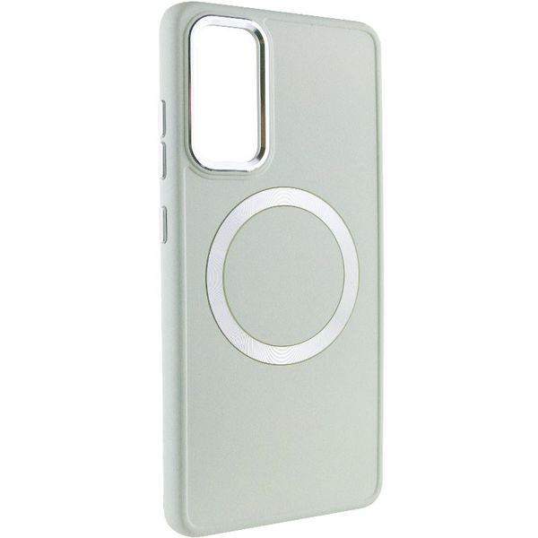 TPU чохол Bonbon Metal Style with MagSafe для Samsung Galaxy S20 FE Білий / White (258548) 258548 фото