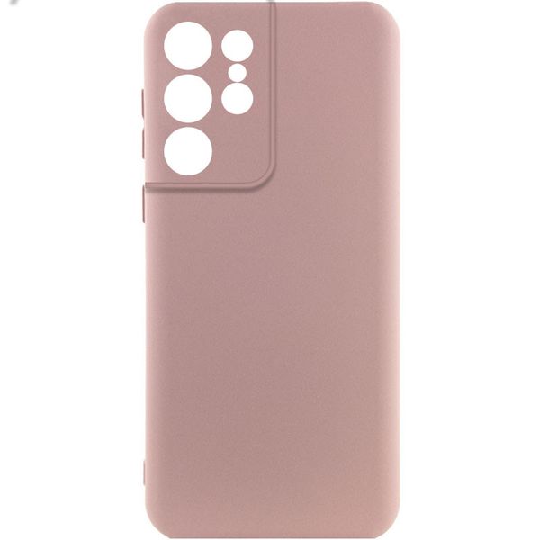 Чохол Silicone Cover Lakshmi Full Camera (A) для Samsung Galaxy S21 Ultra Рожевий / Pink Sand (212470) 212470 фото