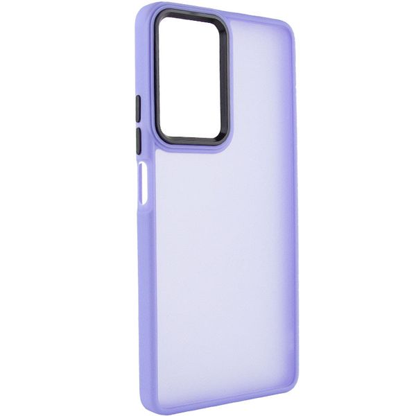 Чохол TPU+PC Lyon Frosted для Oppo A96 Purple (254915) 254915 фото