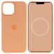 Чохол Silicone case (AAA) full with Magsafe для Apple iPhone 15 Plus (6.7") Помаранчевий / Orange Sorbet (265975) 265975 фото 1