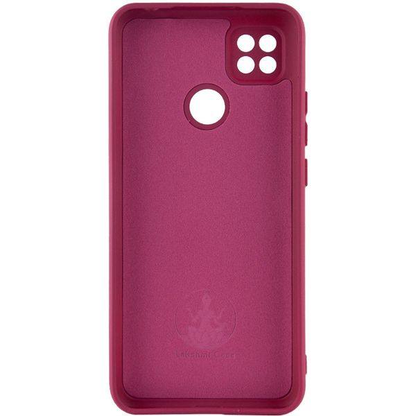 Чохол Silicone Cover Lakshmi Full Camera (A) для Xiaomi Redmi 10A Бордовий / Marsala (214634) 214634 фото