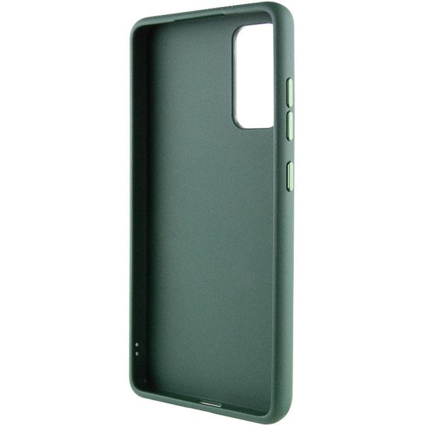 TPU чохол Bonbon Metal Style with MagSafe для Samsung Galaxy S20 FE Зелений / Army Green (258551) 258551 фото