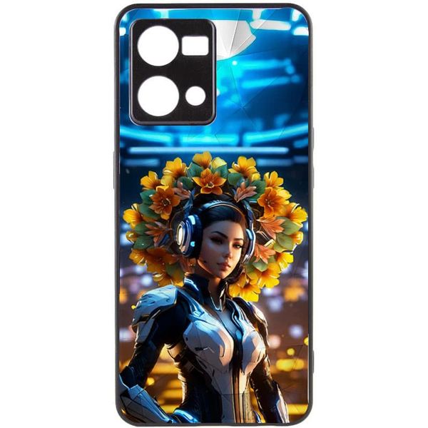 TPU+PC чохол Prisma Ladies для Oppo Reno 7 4G Cyberpunk (270018) 270018 фото