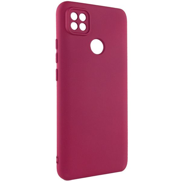 Чохол Silicone Cover Lakshmi Full Camera (A) для Xiaomi Redmi 10A Бордовий / Marsala (214634) 214634 фото