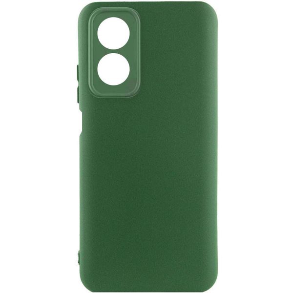 Чохол Silicone Cover Lakshmi Full Camera (A) для Oppo A17 Зелений / Dark green (252271) 252271 фото