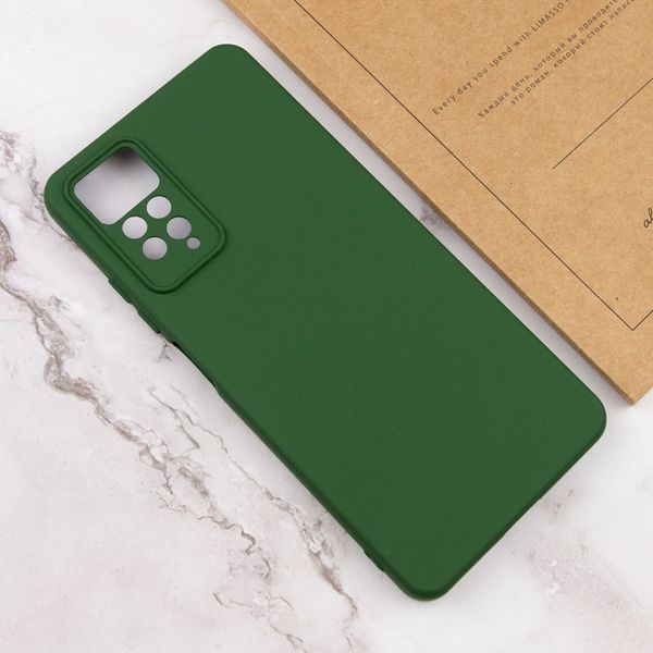 Чохол Silicone Cover Lakshmi Full Camera (AAA) для Xiaomi Redmi Note 11 Pro (Global) Зелений / Cyprus Green (252980) 252980 фото