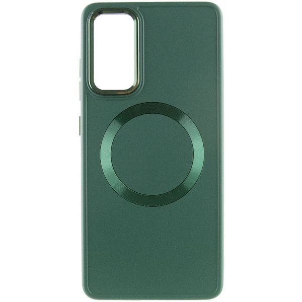 TPU чохол Bonbon Metal Style with MagSafe для Samsung Galaxy S20 FE Зелений / Army Green (258551) 258551 фото