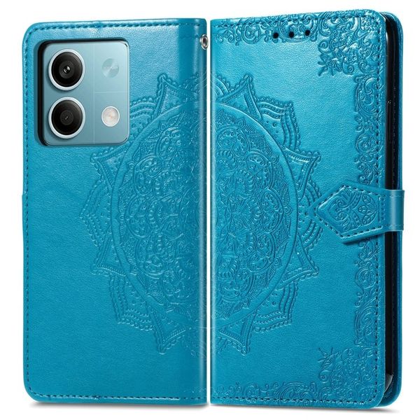 Шкіряний чохол (книжка) Art Case з візитницею для Xiaomi Redmi Note 13 5G Синій (271098) 271098 фото