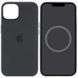 Чохол Silicone case (AAA) full with Magsafe для Apple iPhone 15 Pro (6.1") Чорний / Black (265988) 265988 фото 1