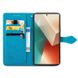 Шкіряний чохол (книжка) Art Case з візитницею для Xiaomi Redmi Note 13 5G Синій (271098) 271098 фото 2
