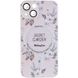 TPU+PC чохол Secret Garden with MagSafe для Apple iPhone 15 (6.1") White (267460) 267460 фото 1