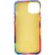 Шкіряний чохол Colour Splash для Apple iPhone 11 Pro (5.8") Yellow / Red (251783) 251783 фото 4