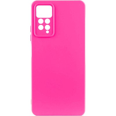 Чохол Silicone Cover Lakshmi Full Camera (AAA) для Xiaomi Redmi Note 11 Pro (Global) Рожевий / Barbie pink (252983) 252983 фото
