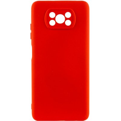 Чохол Silicone Cover Lakshmi Full Camera (A) для Xiaomi Poco X3 Pro Червоний / Red (212508) 212508 фото