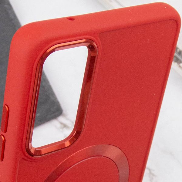 TPU чохол Bonbon Metal Style with MagSafe для Samsung Galaxy S20 FE Червоний / Red (258553) 258553 фото