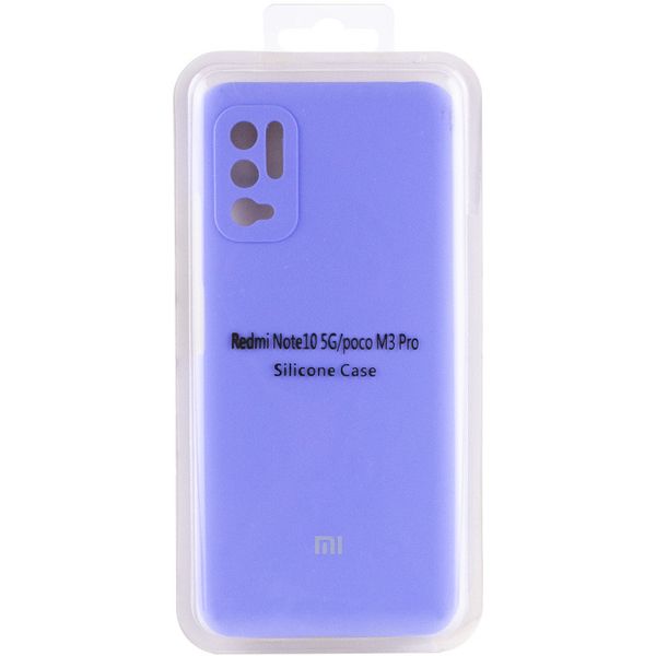 Чохол Silicone Cover Full Camera (AAA) для Xiaomi Redmi Note 10 5G Бузковий / Elegant Purple (190729) 190729 фото