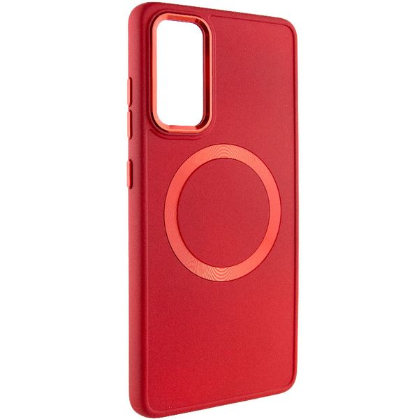 TPU чохол Bonbon Metal Style with MagSafe для Samsung Galaxy S20 FE Червоний / Red (258553) 258553 фото