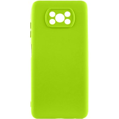 Чохол Silicone Cover Lakshmi Full Camera (A) для Xiaomi Poco X3 Pro Салатовий / Neon Green (212511) 212511 фото