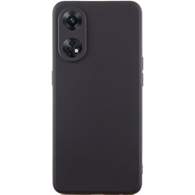 Силіконовий чохол Candy Full Camera для Oppo Reno 8 T 4G Чорний / Black (271527) 271527 фото