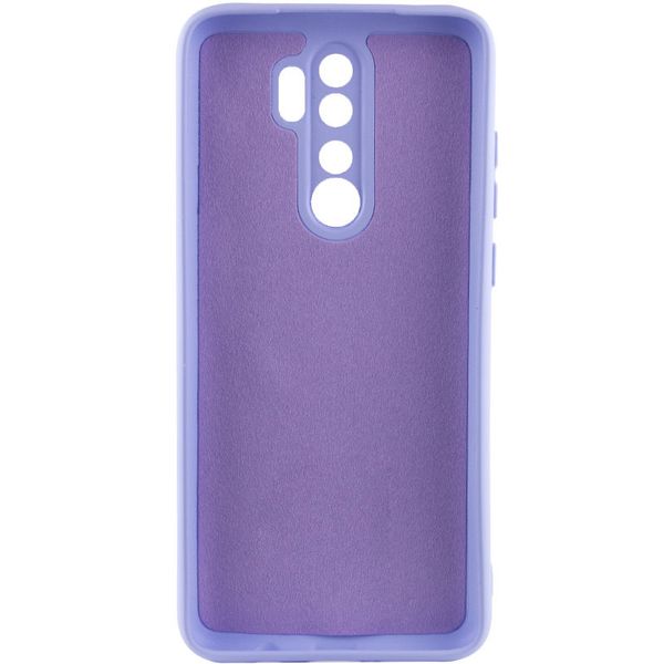 Чохол TPU GETMAN Liquid Silk для Xiaomi Redmi 9 Бузковий / Dasheen (299545) 299545 фото