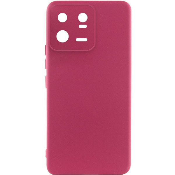 Чохол Silicone Cover Lakshmi Full Camera (A) для Xiaomi 13 Pro Бордовий / Marsala (248227) 248227 фото