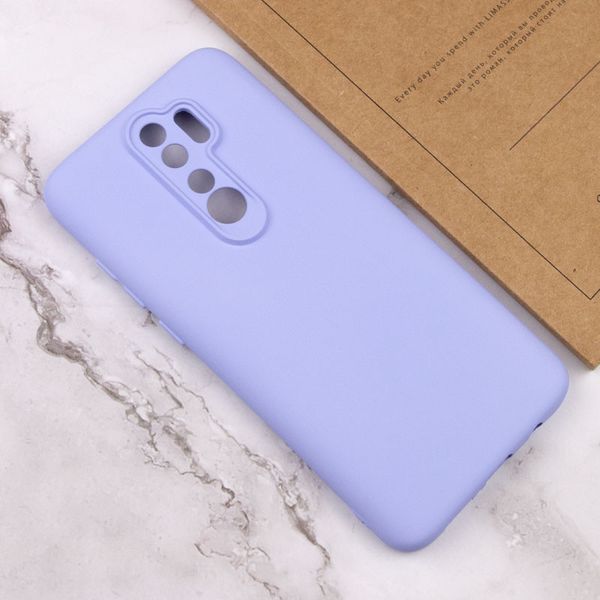 Чохол TPU GETMAN Liquid Silk для Xiaomi Redmi 9 Бузковий / Dasheen (299545) 299545 фото