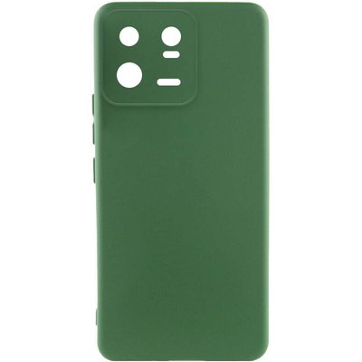 Чохол Silicone Cover Lakshmi Full Camera (A) для Xiaomi 13 Pro Зелений / Dark green (248229) 248229 фото