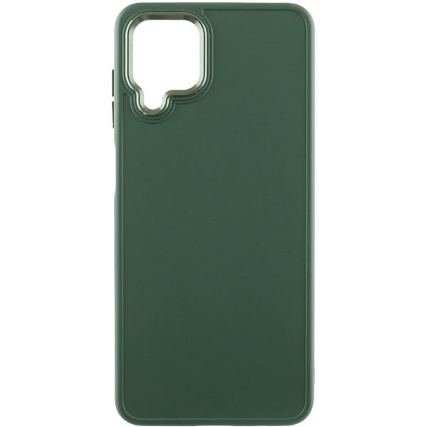 TPU чохол Bonbon Metal Style для для Samsung Galaxy A12 Зелений / Pine green (221421) 221421 фото