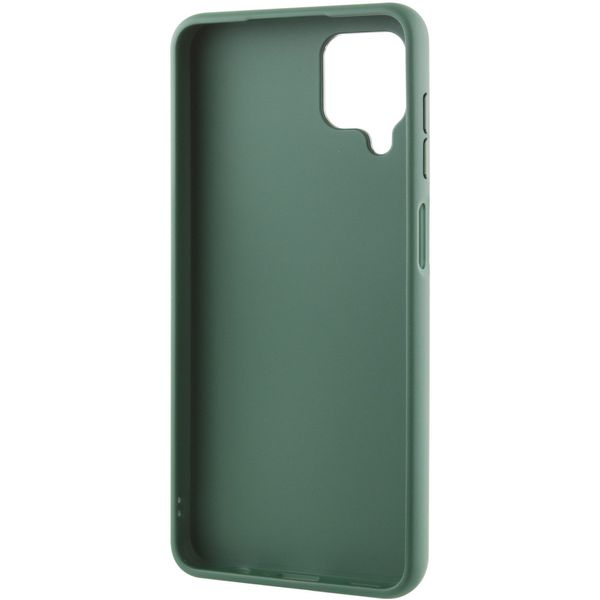 TPU чохол Bonbon Metal Style для для Samsung Galaxy A12 Зелений / Pine green (221421) 221421 фото