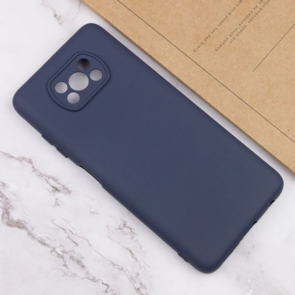 Чохол Silicone Cover Lakshmi Full Camera (A) для Xiaomi Poco X3 Pro Синій / Midnight Blue (212512) 212512 фото