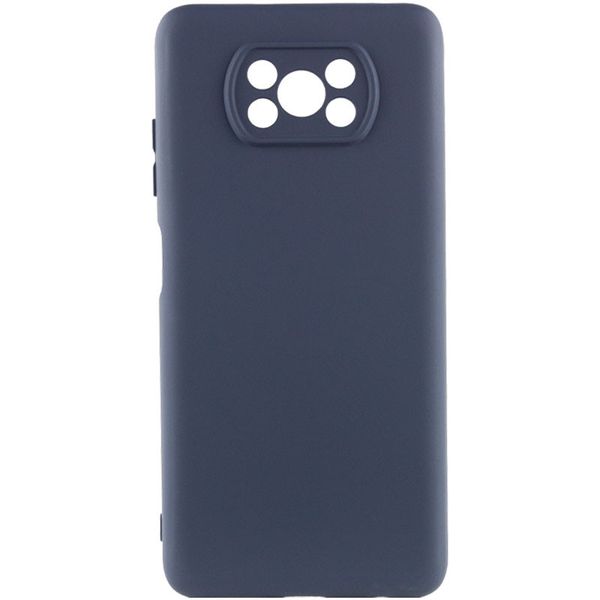 Чохол Silicone Cover Lakshmi Full Camera (A) для Xiaomi Poco X3 Pro Синій / Midnight Blue (212512) 212512 фото