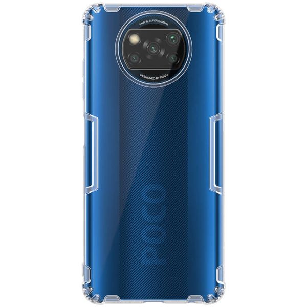 TPU чохол Nillkin Nature Series для Xiaomi Poco X3 NFC Безбарвний (прозорий) (152319) 152319 фото