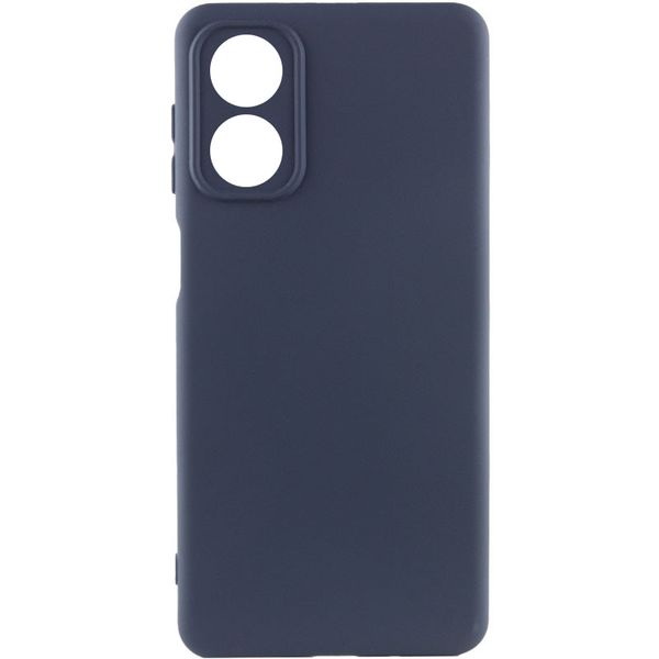 Чохол Silicone Cover Lakshmi Full Camera (A) для Oppo A17 Синій / Midnight Blue (252276) 252276 фото