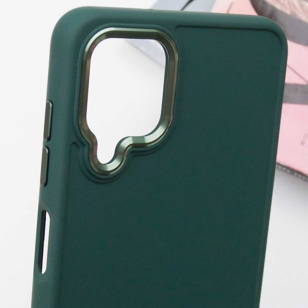 TPU чохол Bonbon Metal Style для для Samsung Galaxy A12 Зелений / Pine green (221421) 221421 фото