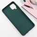 TPU чохол Bonbon Metal Style для для Samsung Galaxy A12 Зелений / Pine green (221421) 221421 фото 5