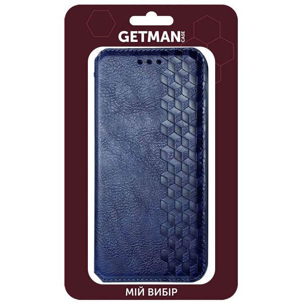 Шкіряний чохол книжка GETMAN Cubic (PU) для Samsung Galaxy M31 Синій (133526) 133526 фото